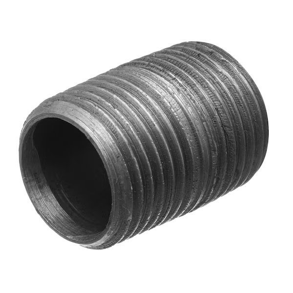 Pipe Nipple BlackCoated Steel Schedule 40 Welded Threaded on Both Ends 114 NPT 3 Long, Usa Industrials, Mfr#: ZUSA-PF-17116